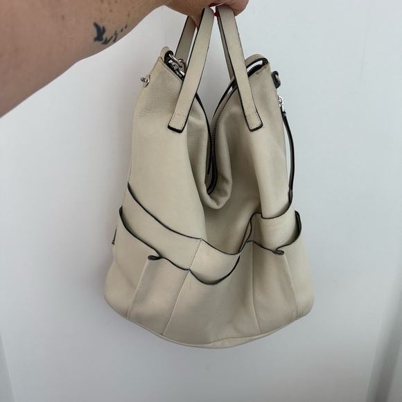 Vintage Marni cream leather large multiway hobo carryall tote satchel bag - Picture 8 of 14